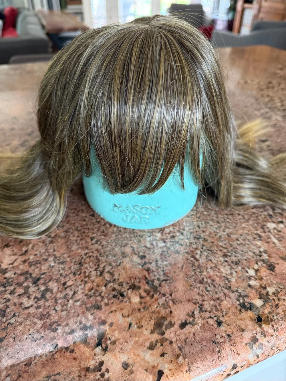 Forever Young Wavy Brown to Blonde Ombre Synthetic Wig